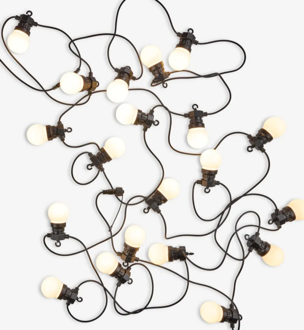 TERNEGuirnalda de luces exterior TERNE extensible L670cm 20 LED