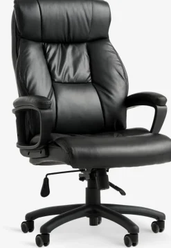 TJELESilla de oficina TJELE polipiel negro/negro