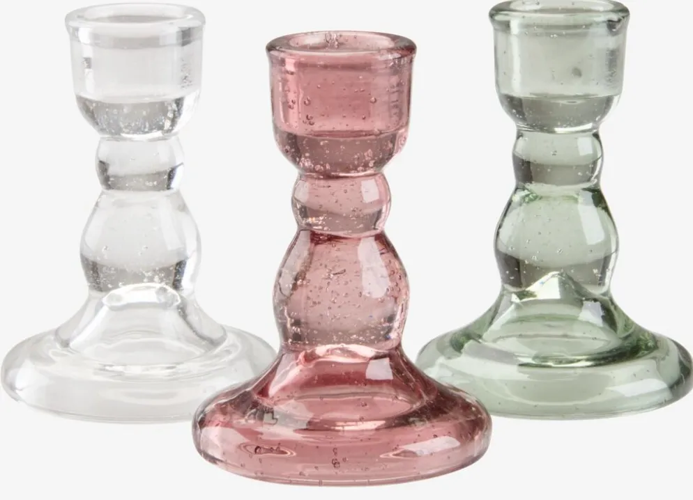 TORLEKCandelabro TORLEK Ø6xA9cm variado
