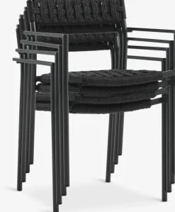 TRILLEVALLENSilla apilable TRILLEVALLEN negro