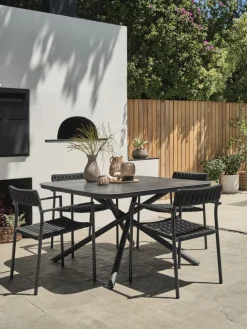 TRILLEVALLENSilla apilable TRILLEVALLEN negro