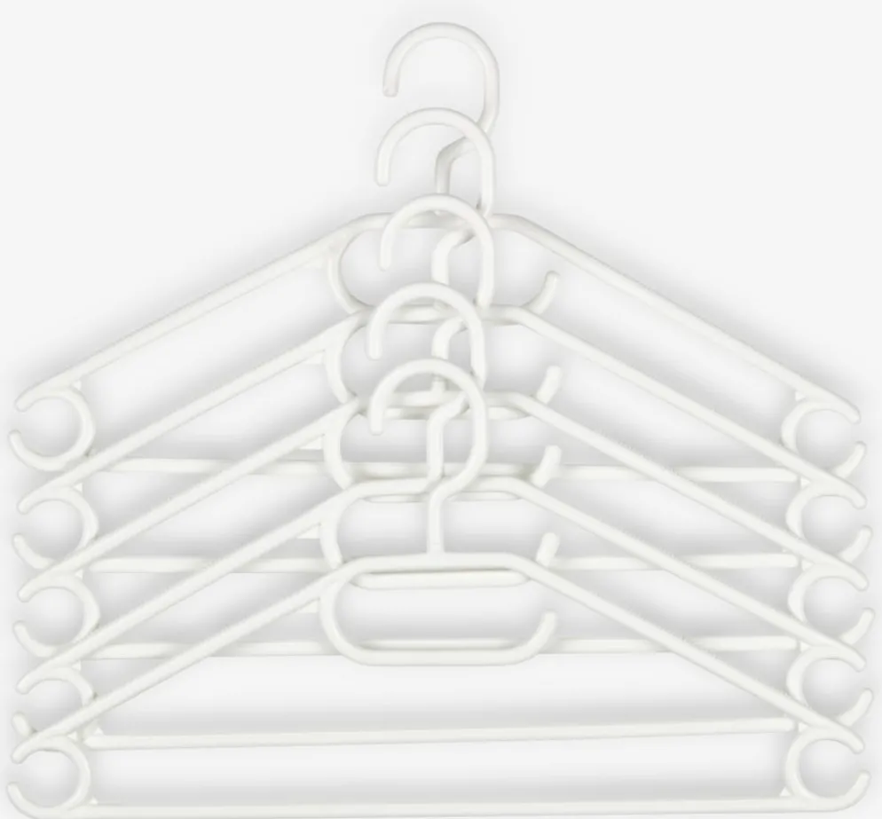 TRYGVEPerchas TRYGVE blanco 5 unidades