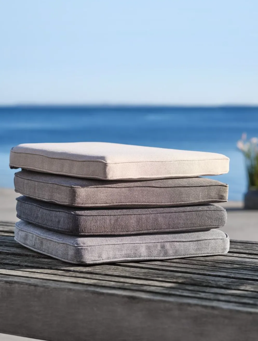 UDSIGTENCojín de jardín para silla UDSIGTEN gris oscuro