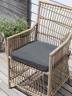 UDSIGTENCojín de jardín para silla UDSIGTEN gris oscuro
