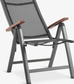 ULBJERG + SIRDALMesa ULBJERG L214/297 madera dura + 4 sillas SIRDAL gris