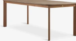 UVDAL + HEMSEDALMesa UVDAL L223 madera dura + 4 sillas HEMSEDAL negro