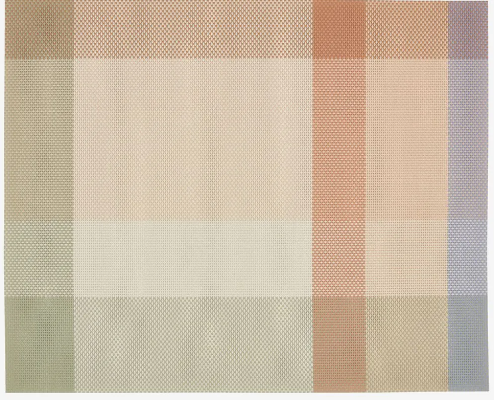 VALLMOMantel individual VALLMO 33x42 verde/naranja
