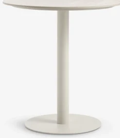 VAMDRUP + GILJAMesa VAMDRUP Ø70 + 2 sillas GILJA beis
