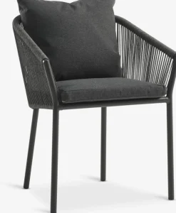 VAMDRUP + GILJAMesa VAMDRUP Ø70 + 2 sillas GILJA gris
