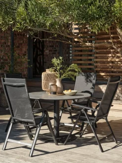 VAMDRUPMesa de jardín VAMDRUP Ø120 gris