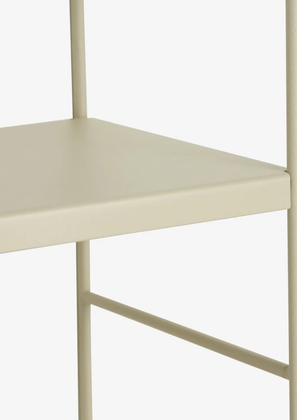 VANDRUPEstante de pared VANDRUP 6 estantes regulables beis