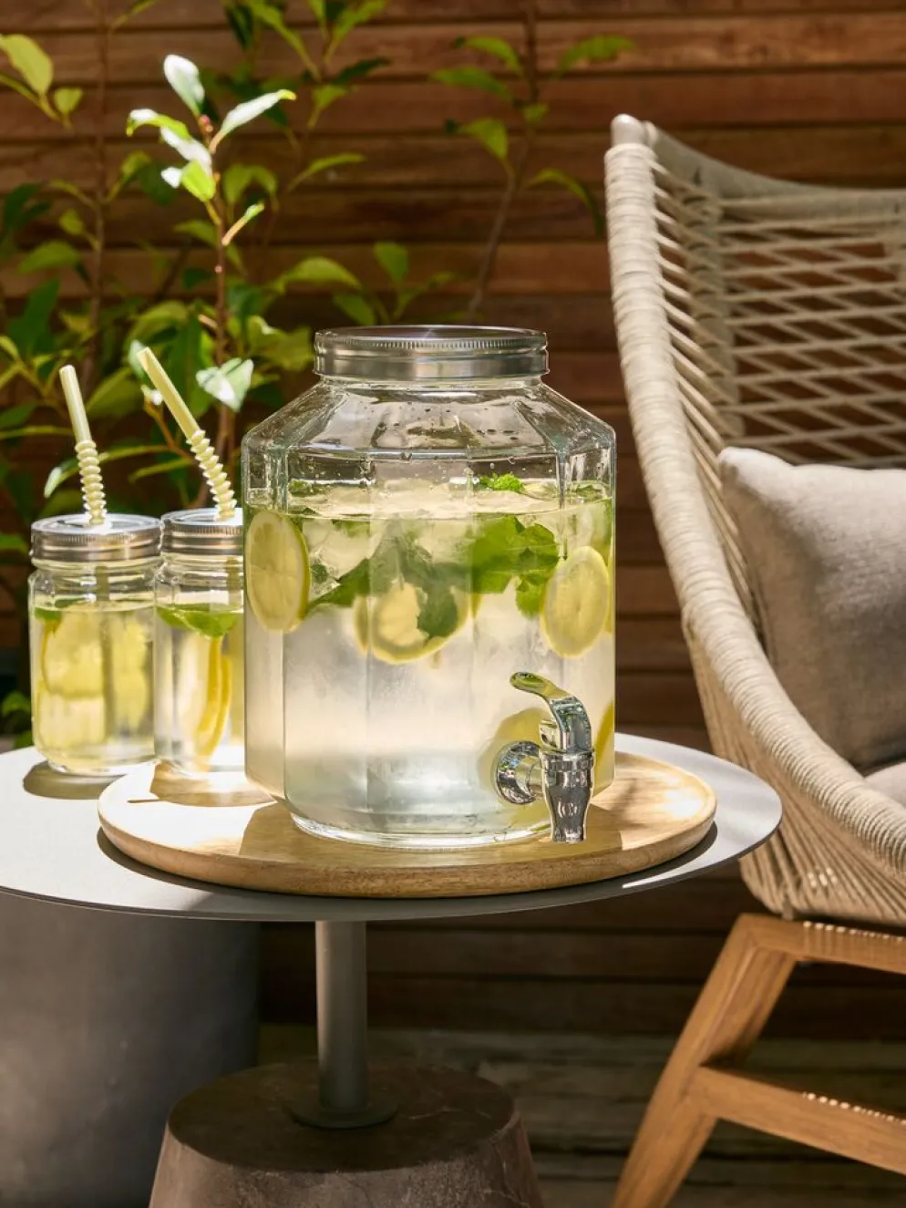 VANNDispensador de bebidas grifo VANN 4,25L cristal transparente