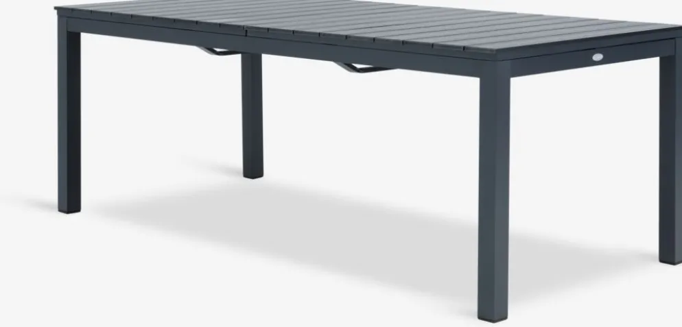 VATTRUP + GAMMELBYMesa VATTRUP L206/321 negro + 4 sillas GAMMELBY gris