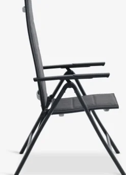 VATTRUP + MYSENMesa VATTRUP L206/321 negro + 4 sillas MYSEN gris