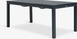 VATTRUP + MYSENMesa VATTRUP L172/276 negro + 4 sillas MYSEN gris
