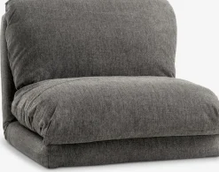 VEGGERSillón cama VEGGER tela gris