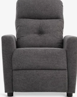 VEJLBYSillón reclinable VEJLBY tela gris oscuro