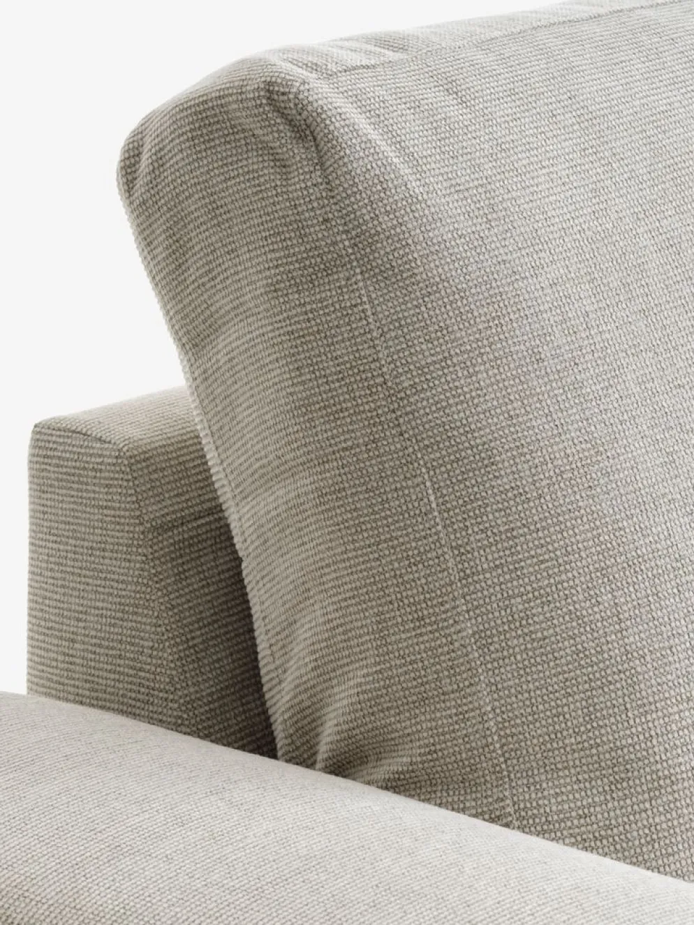 VEJLBYSofá cama chaise longue VEJLBY tela arena claro