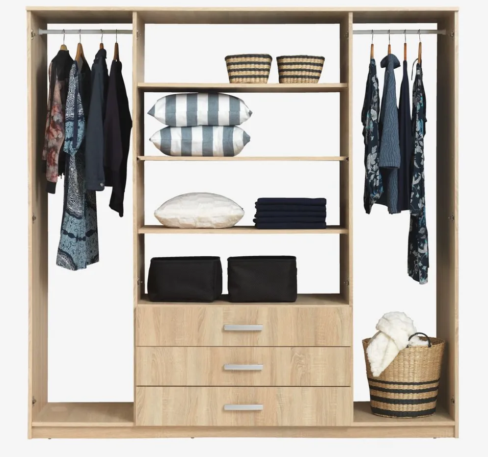 VELLERUPArmario VELLERUP 200x200 combi color roble claro