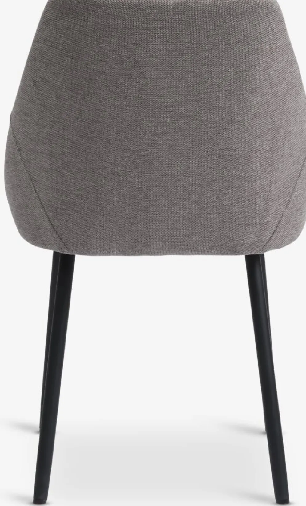 VELLEVSilla de comedor VELLEV tela arena/negro
