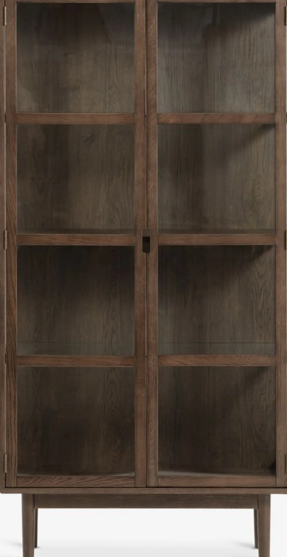 VESTERBYVitrina VESTERBY alta 2 puertas roble oscuro