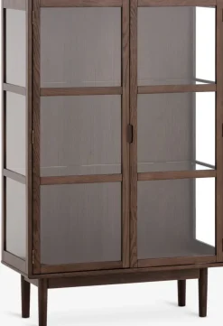 VESTERBYVitrina VESTERBY baja 2 puertas roble oscuro