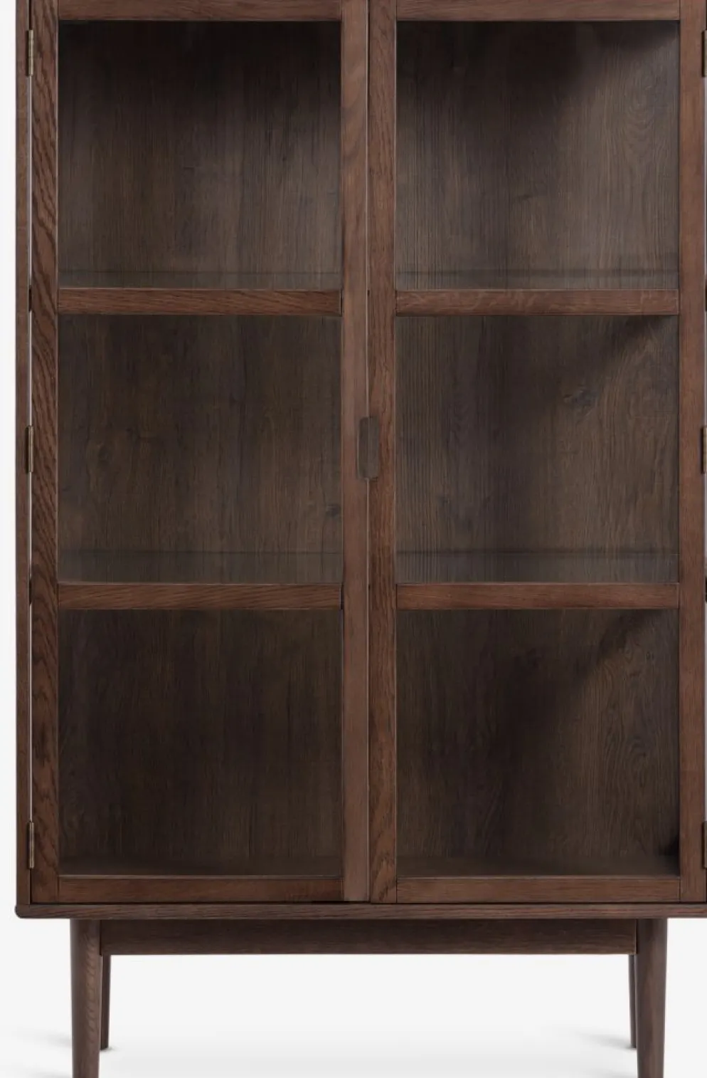 VESTERBYVitrina VESTERBY baja 2 puertas roble oscuro