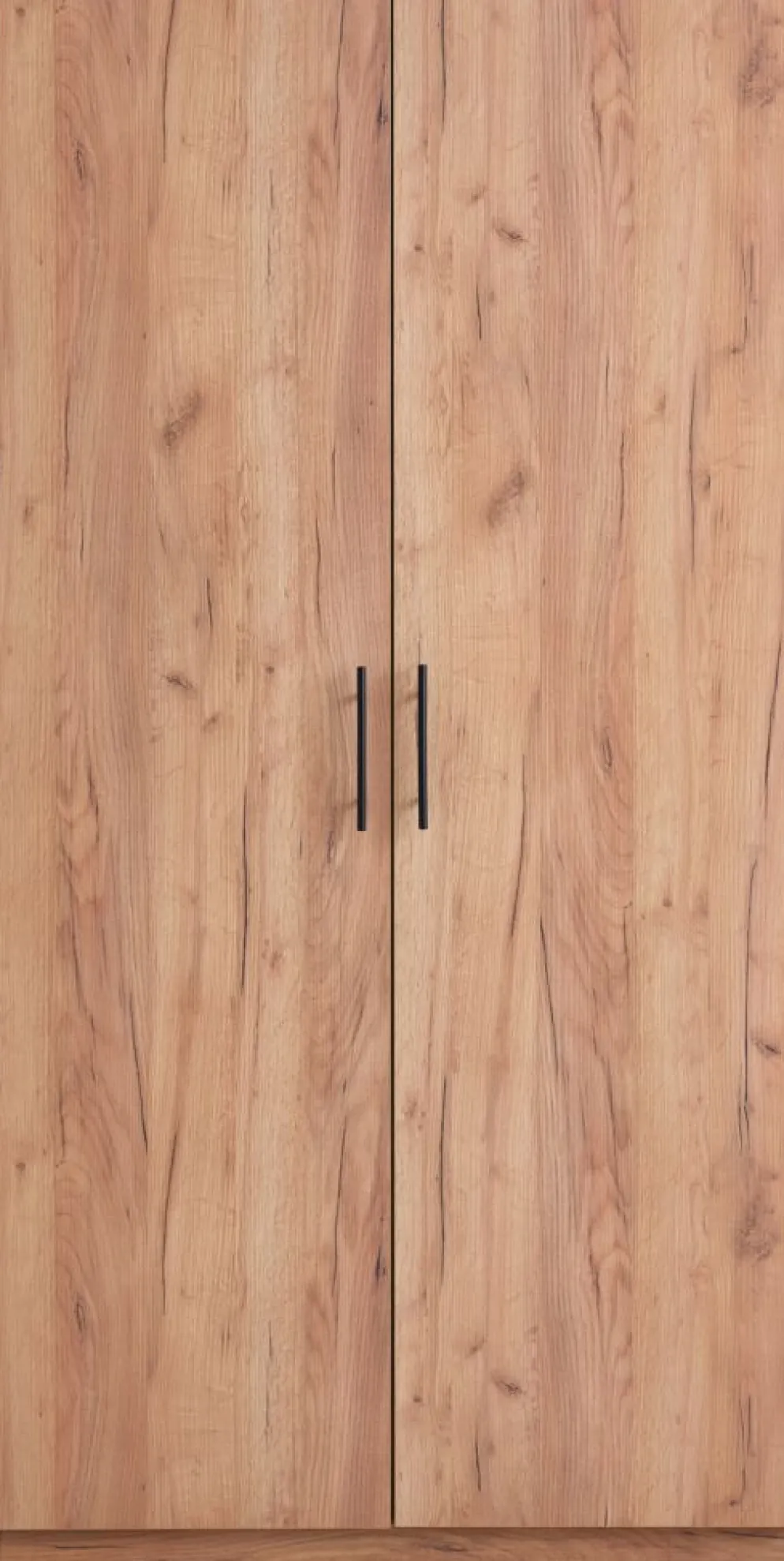 VIBYArmario VIBY 101x200 2 puertas color roble salvaje natural