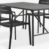 VIERLI + INGSTRUPMesa VIERLI L149 + 4 sillas INGSTRUP negro