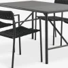 VIERLI + TRILLEVALLENMesa VIERLI L149 + 4 sillas TRILLEVALLEN negro