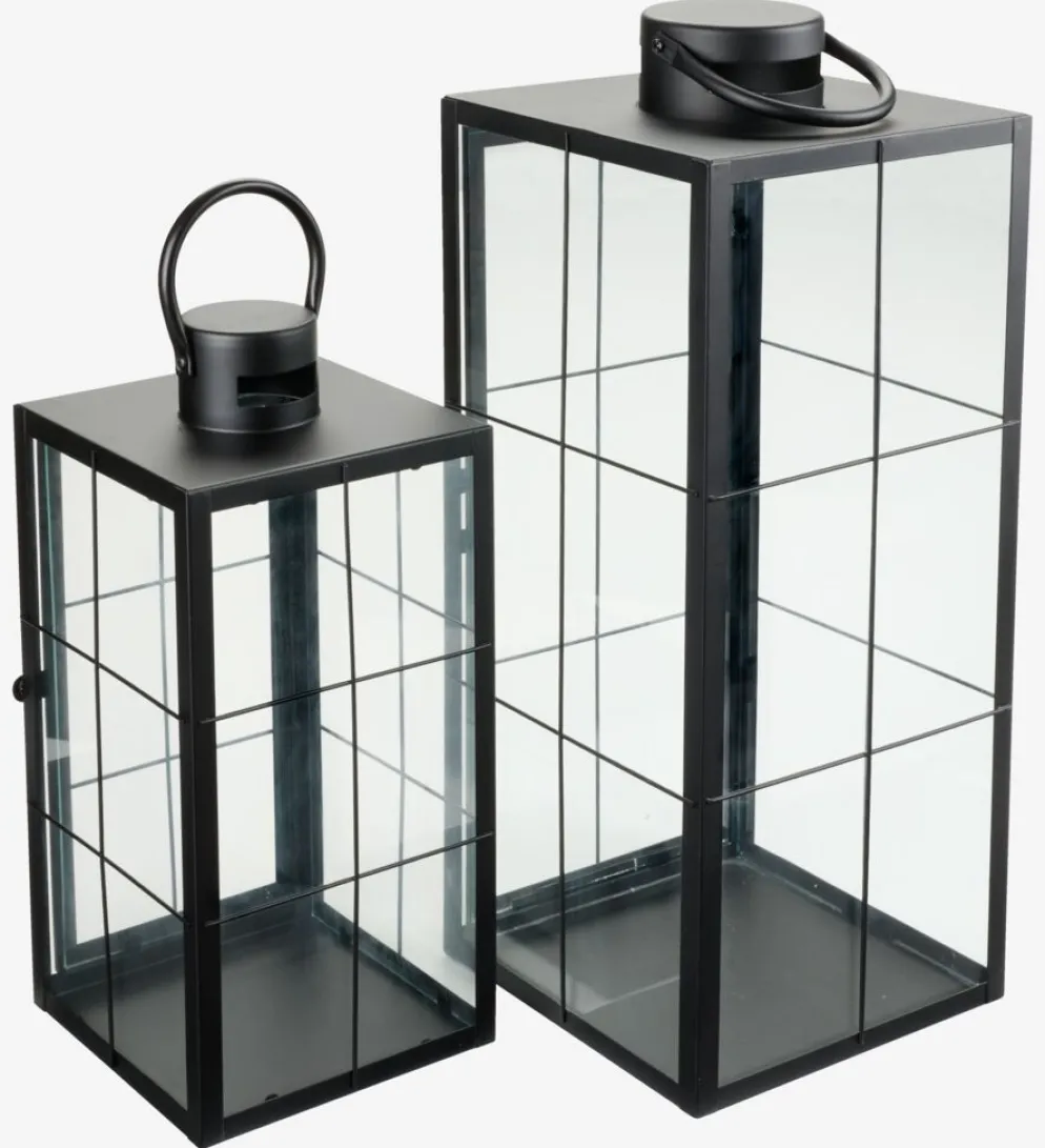 VILLADSFarol VILLADS A20xL20xA50cm negro