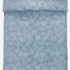 VIOLAPLUSJuego funda nórdica satén VIOLA 155x220 azul
