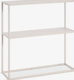 VIRUMMesa consola VIRUM 26x80 con estante beis