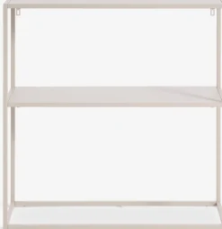 VIRUMMesa consola VIRUM 26x80 con estante beis