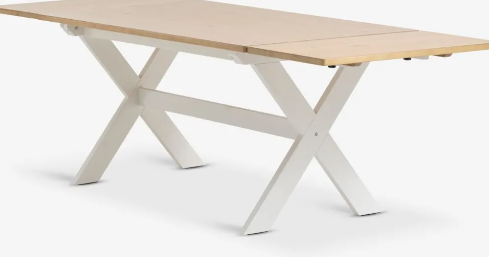 VISLINGEMesa de comedor VISLINGE 90x150 natural/blanco