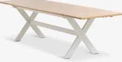 VISLINGEMesa de comedor VISLINGE 90x190 natural/blanco