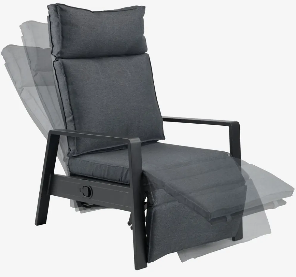 VONGESillón de exterior VONGE negro