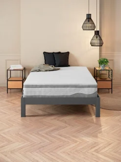 WELLPUR BOKSELVIGOLDTopper 135x190cm WELLPUR BOKSELVI gris