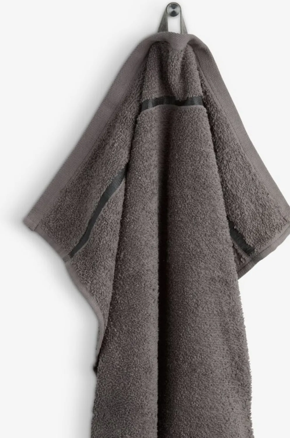 YSBYPLUSToalla de mano YSBY 50x90 gris oscuro